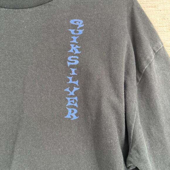 Quiksilver Surfers of Fortune Collection Long Sleeve T-Shirt‎ Men's Medium Black - Picture 3 of 13